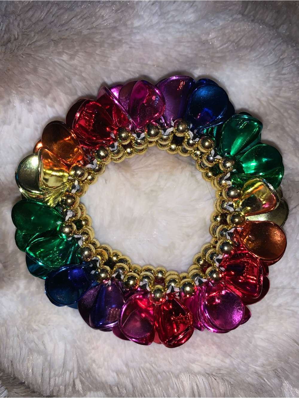 Festive Hawaiian Plumeria Shaped Petal Bracelet